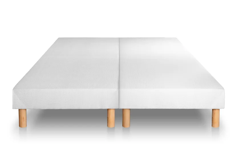 Ensemble Matelas Sommier 180x200 cm - 2 Sommiers Blancs (déjà monté) - Exclusive