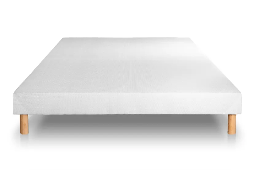 Ensemble Matelas Sommier 140x190 cm - Sommier Blanc (déjà monté) - Exclusive