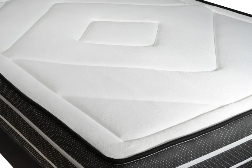 Ensemble Matelas Sommier 160x200 cm - Sommier Noir (en kit) - Exclusive