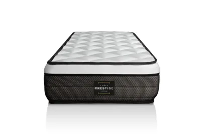 Ensemble Matelas Sommier 120x200 cm - Sommier Blanc (en kit) - Suite