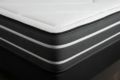 Ensemble Matelas Sommier 80x200 cm - Sommier Blanc (en kit) - Exclusive