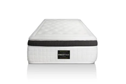 Ensemble Matelas Sommier 90x190 cm - Sommier Blanc (en kit) - Privilège