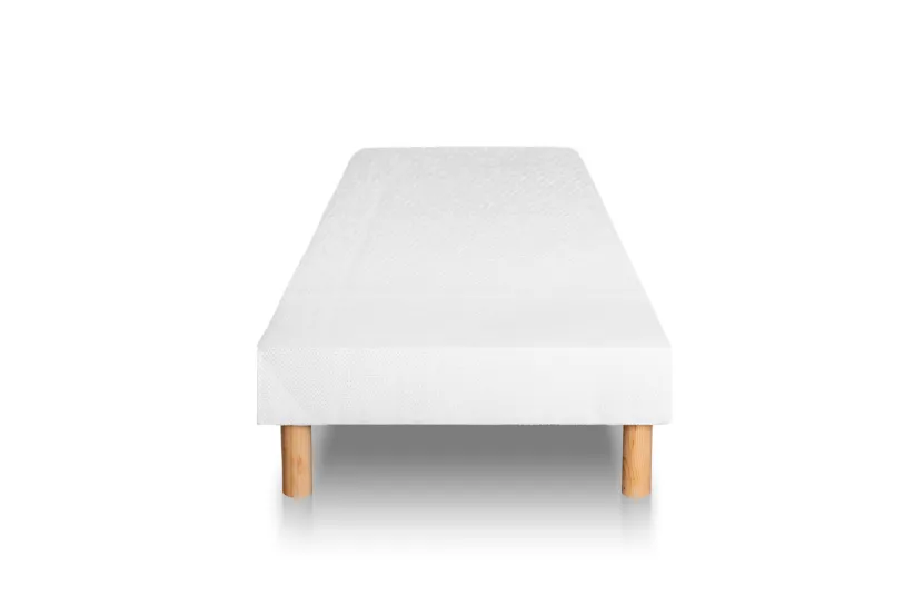 Ensemble Matelas Sommier 90x200 cm - Sommier Blanc (déjà monté) - Privilège