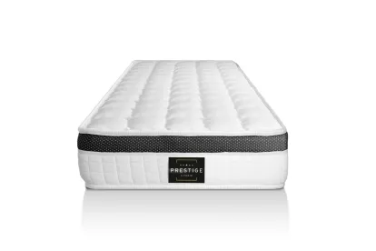 Ensemble Matelas Sommier 120x200 cm - Sommier Noir (en kit) - Supérieur