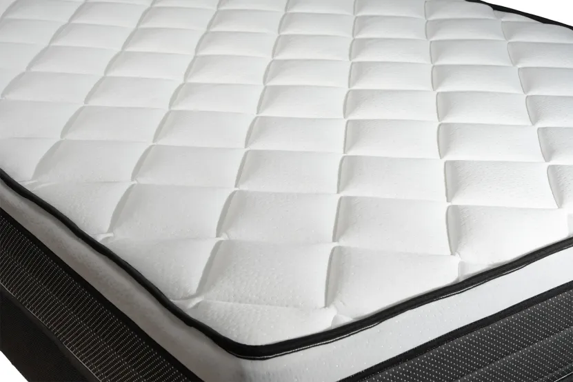 Ensemble Matelas Sommier 140x200 cm - Sommier Blanc (en kit) - Suite