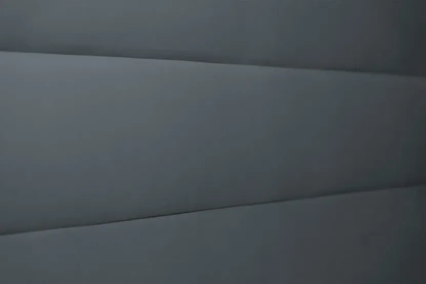 Tête de lit 150 cm Lignes - Tissu Velours Gris Anthracite