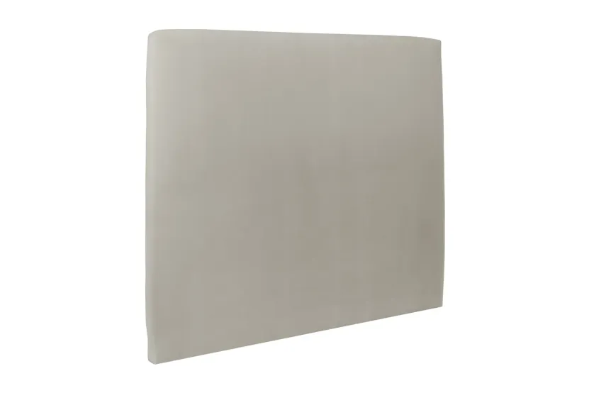Tête de lit 200 cm Tapissée - Tissu Velours Taupe
