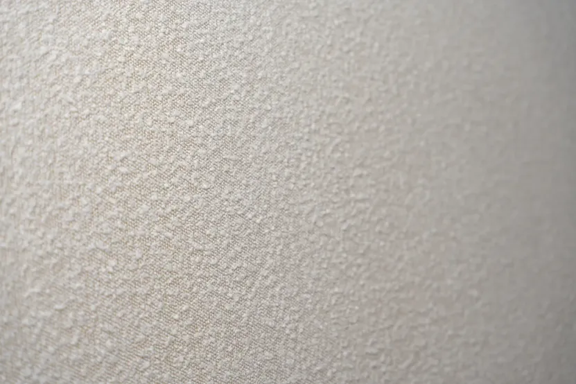 Tête de lit 160 cm Tapissée - Tissu Bouclette Beige Clair