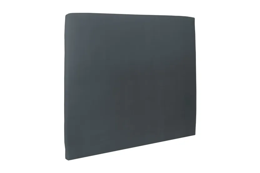 Tête de lit 150 cm Tapissée - Tissu Velours Gris Anthracite