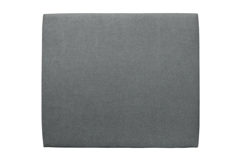 Tête de lit 180 cm Tapissée - Tissu Toile Natté Gris Anthracite