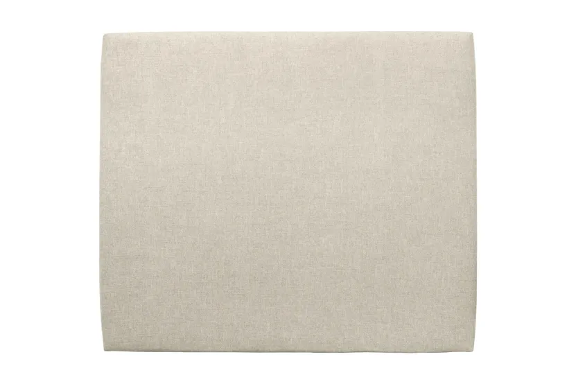 Tête de lit 200 cm Tapissée - Tissu Toile Natté Beige Clair