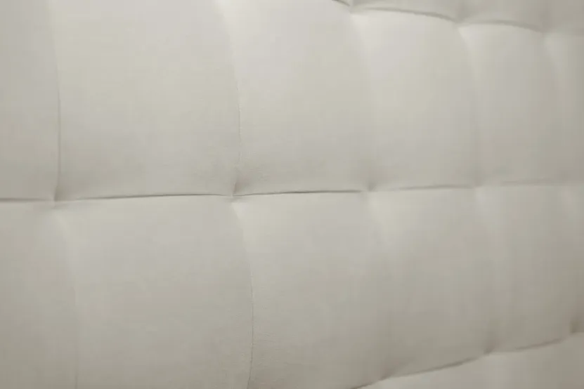 Tête de lit 90 cm Capitonnée - Tissu Velours Taupe