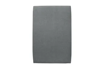 Tête de lit 90 cm Tapissée - Tissu Toile Natté Gris Anthracite